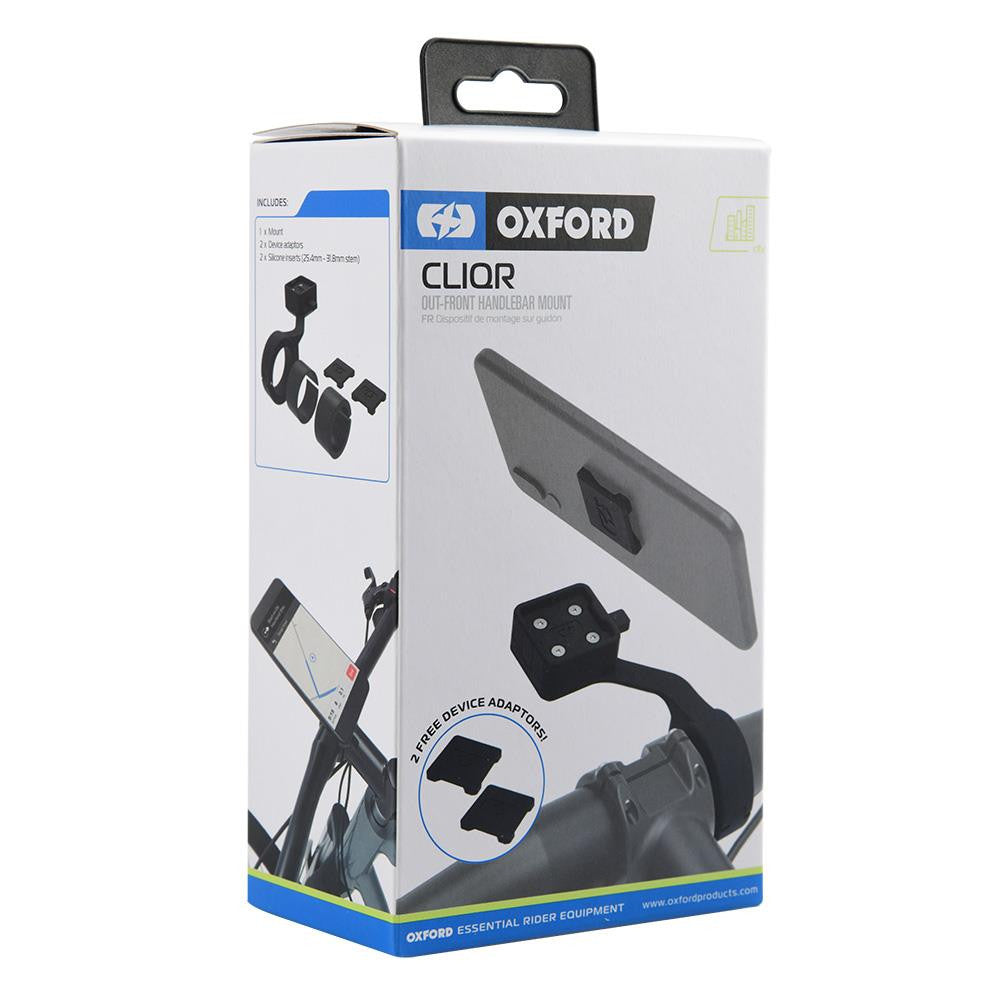 Oxford CLIQR Motorbike Cycle Handlebar forward mount