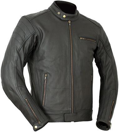 Weise Brigstowe Motorcycle Thermal Leather Jacket Black