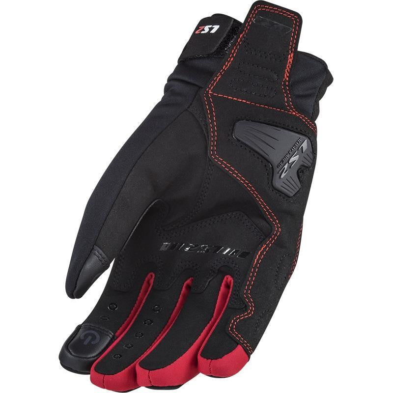 LS2 JET 2 LADY MOTORCYCLE TEXTILE TOUCHSCREEN WATERPROOF BREATHABLE GLOVES