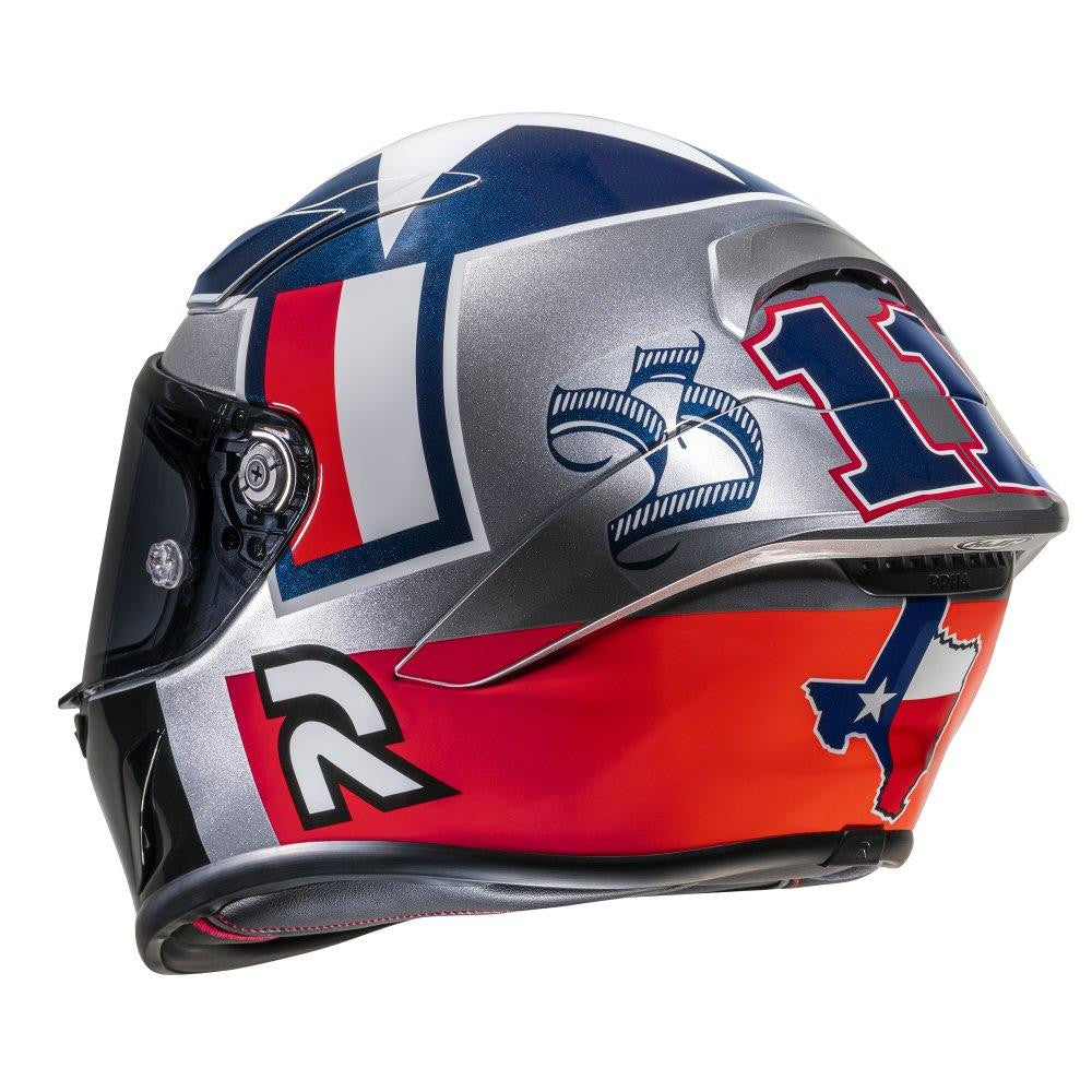 HJC RPHA 1 MOTORBIKE BEN SPIES SILVERSTAR FULL FACE HELMET