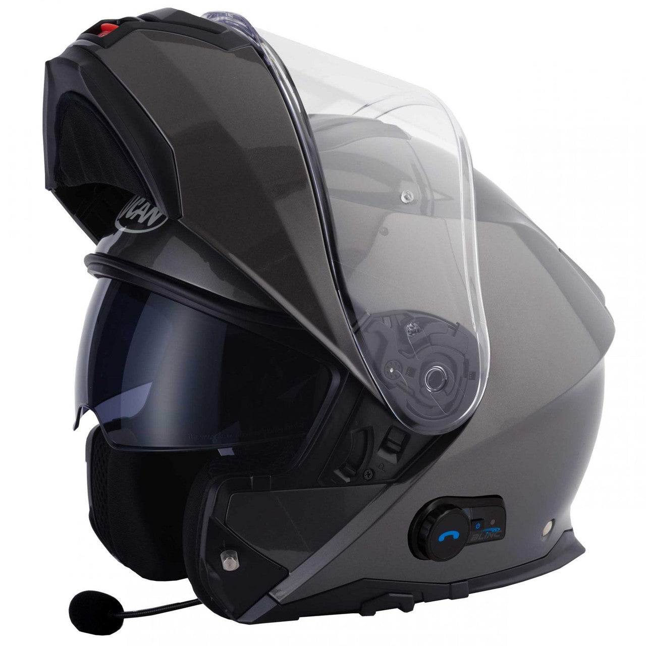 Vcan V272 Flip Up Motorcycle Blinc A4 Bluetooth Helmet