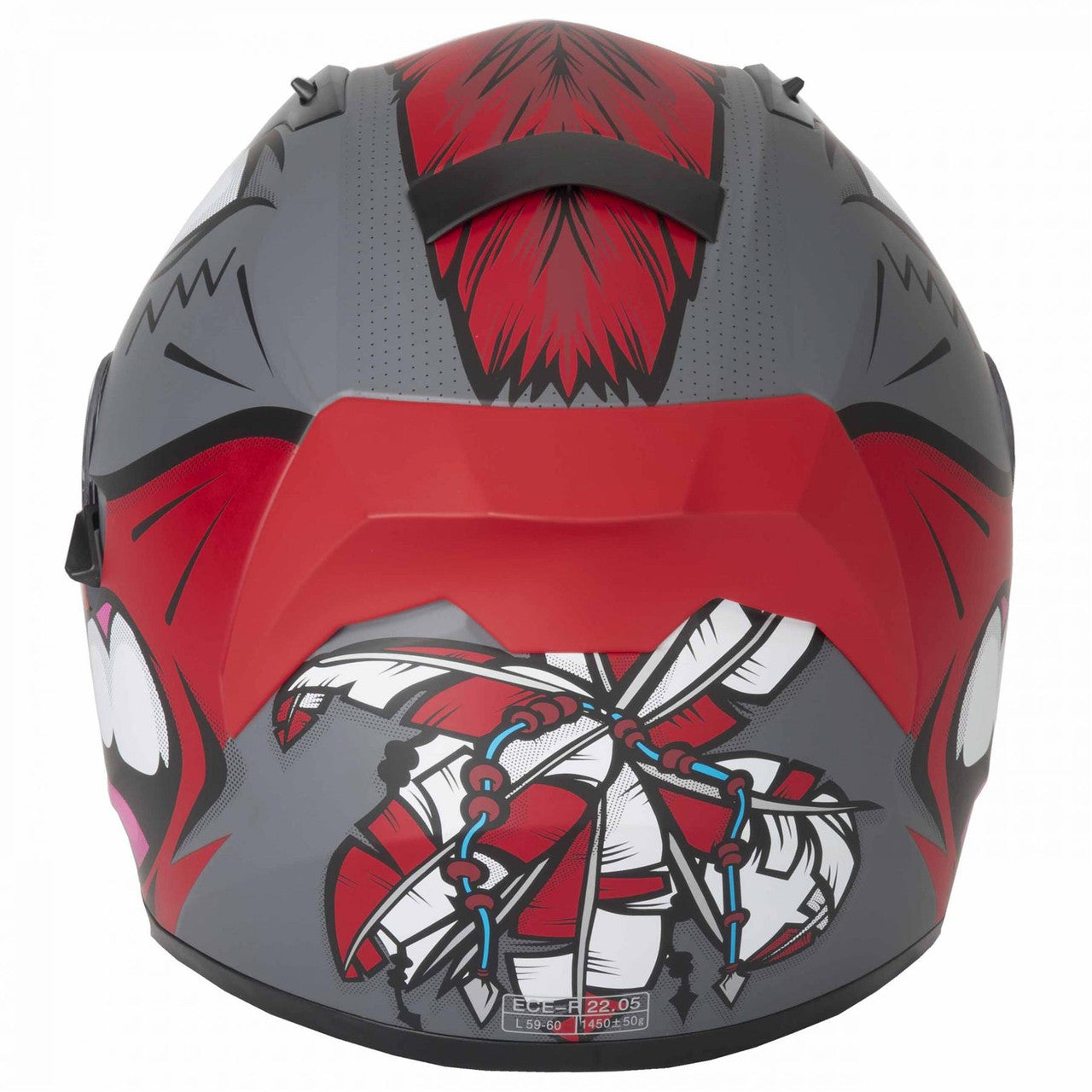 Vcan V128 Mohawk Full Face Motorcycle Bikers Helmet