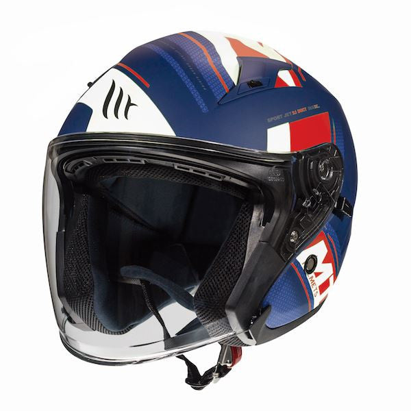 MT Avenue Sideway Open Face Motorcycle Scooter Jet Helmet