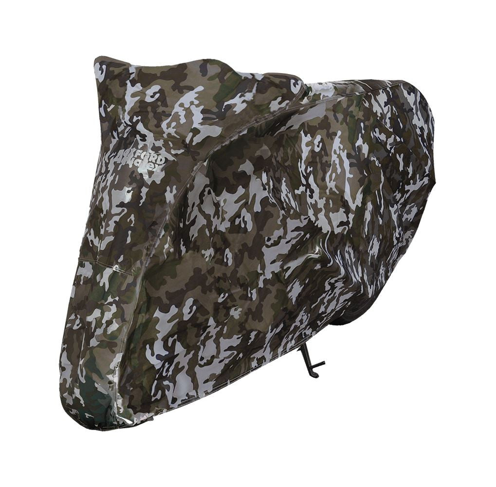 Oxford Motorbke R1 CBR GSX Aquatex Camo Waterproof Rain Cover Medium