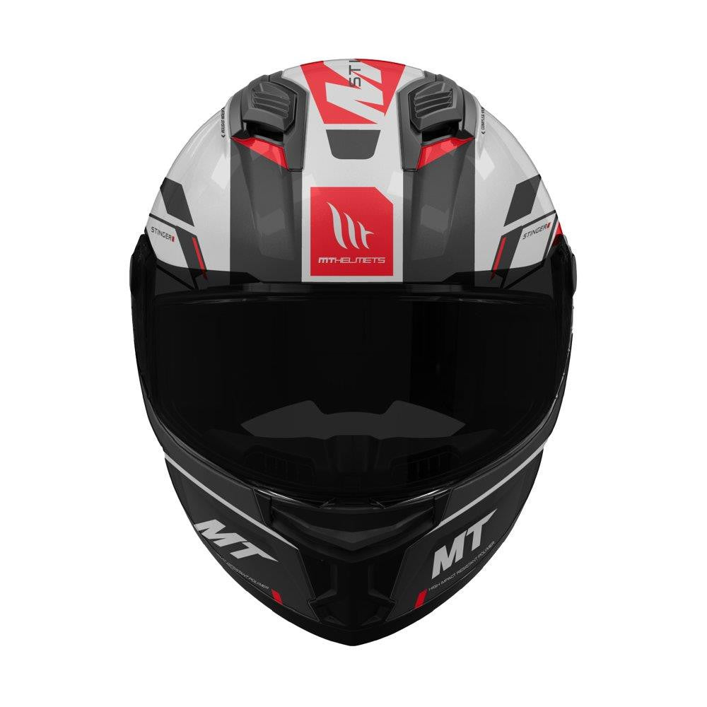 New Mt Stinger 2 Full Face Motorbike Helmet Sporty Look