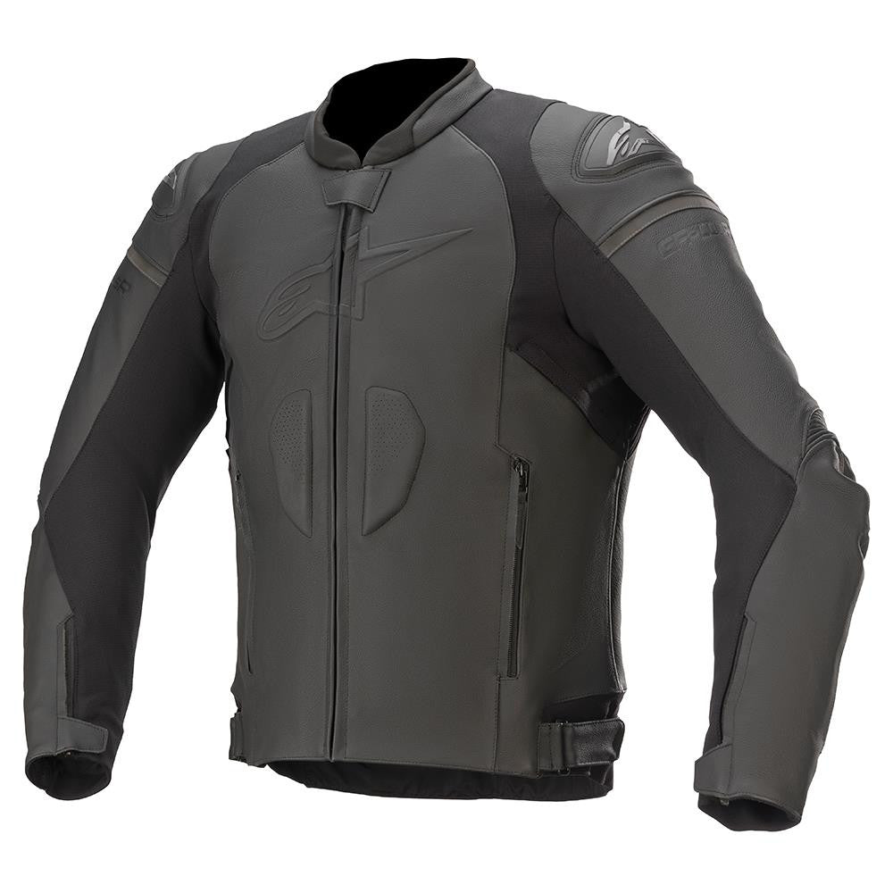 Alpinestars GP Plus R v3 Motorbike Leather Jacket Black Black