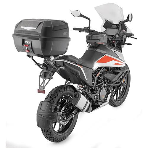 Kappa K43NMAL Motorbike Motorcycle Panniers Top Case 43 Litre Monolock Fitted with backrest