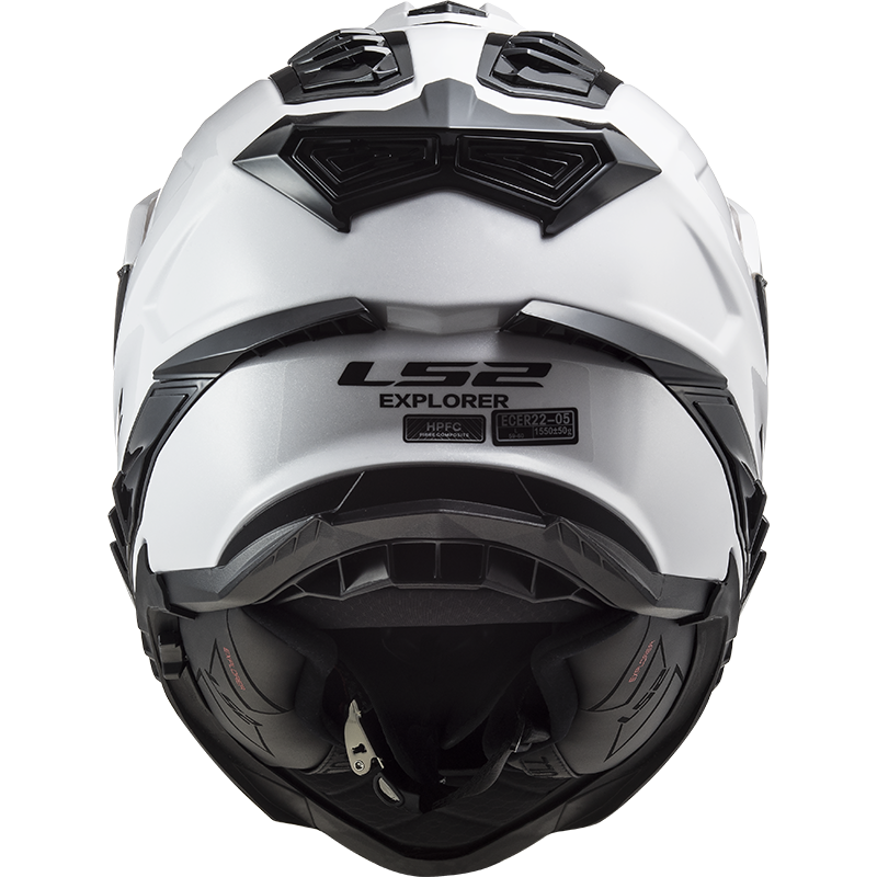 LS2 MX701 EXPLORER MOTORCROSS FULL FACE HELMET SOLID WHITE