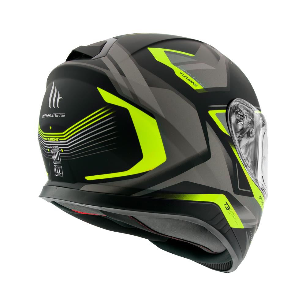 MT Thunder 3 Turbine Full Face Motorcycle Motorbike Matt Graphic Crash Helmet