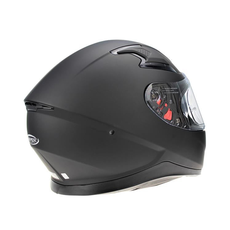 VIPER RSV95 FULL FACE MOTORBIKE HELMET BLACK MOTORCYCLE HELMET NEAR ME UK