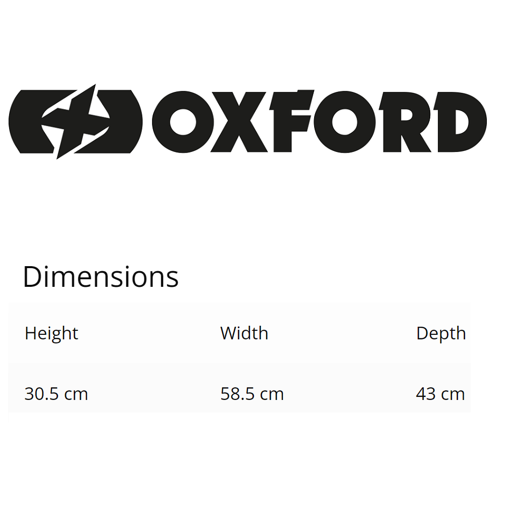 Oxford Motorbike 52 Top Box Luggage